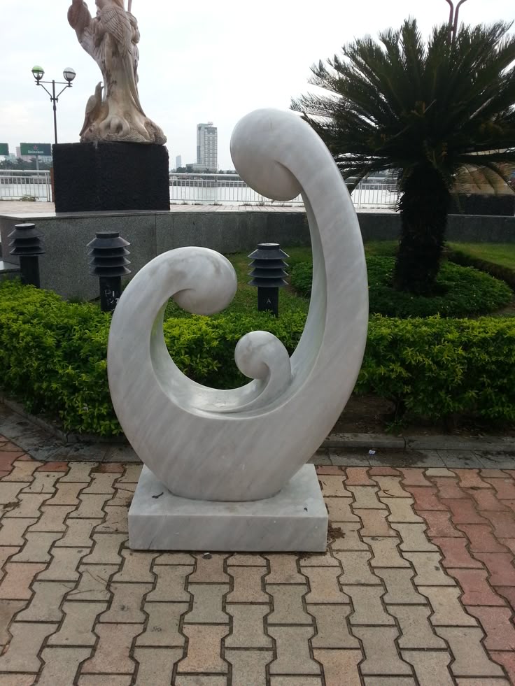 Tượng Decor dòng chảy đại dương