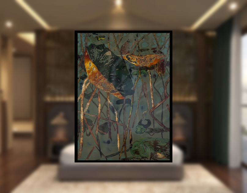 Tranh Sơn Mài Nghệ Thuật Trừu Tượng