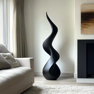 Tượng decor hắc vũ lượng