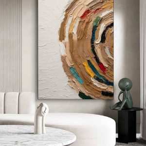 Tranh Acrylic Trừu Tượng Nghệ Thuật Khách Sạn ACR014