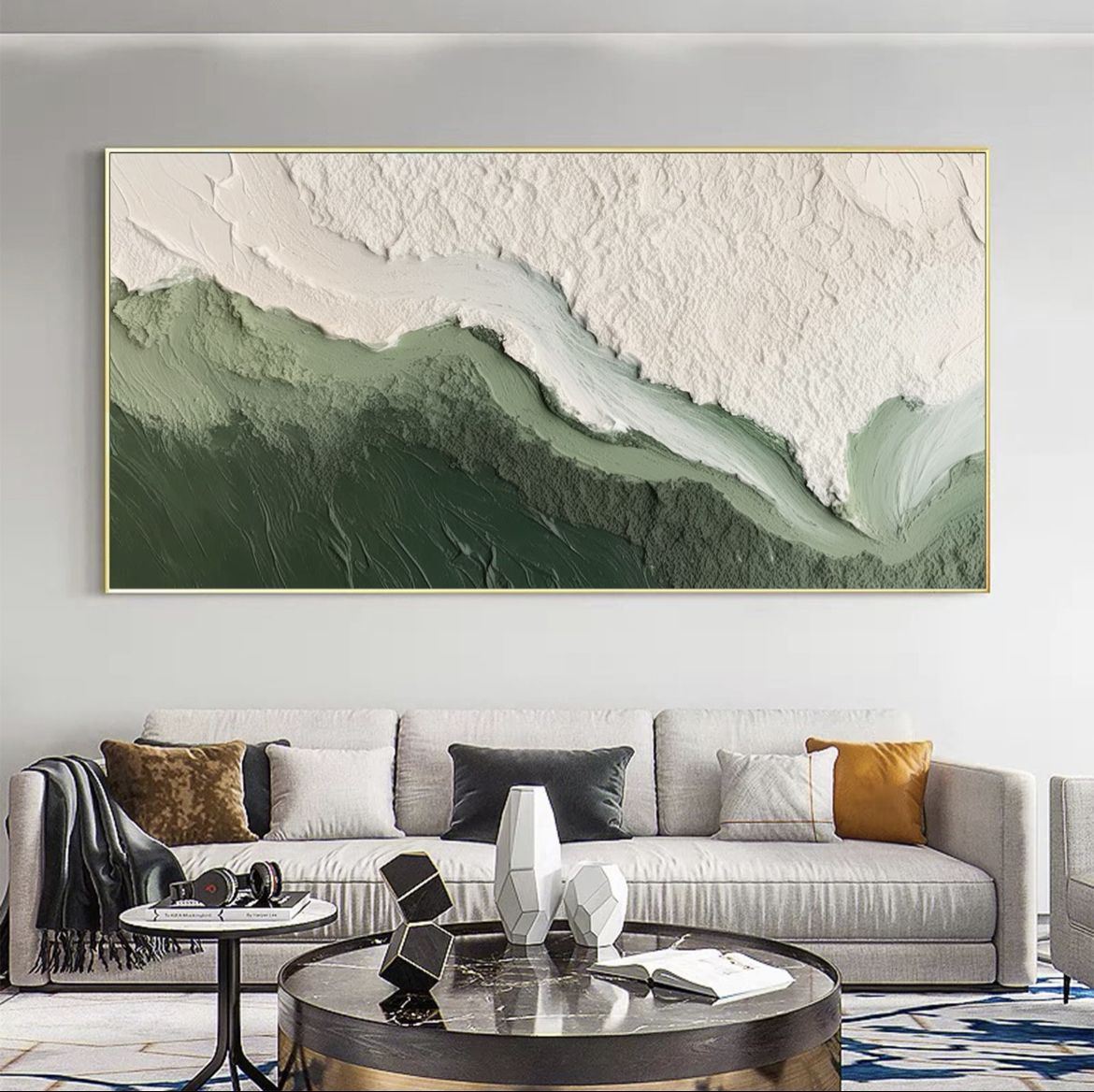 Tranh Acrylic Trừu Tượng Nghệ Thuật Khách Sạn ACR020