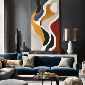 Tranh Acrylic Trừu Tượng Nghệ Thuật Khách Sạn ACR011