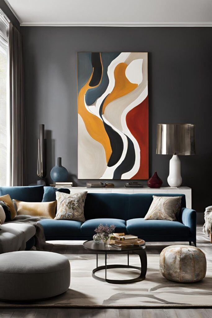 Tranh Acrylic Trừu Tượng Nghệ Thuật Khách Sạn ACR011