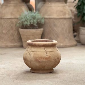 Chậu Gốm "Bình Tròn Chân"