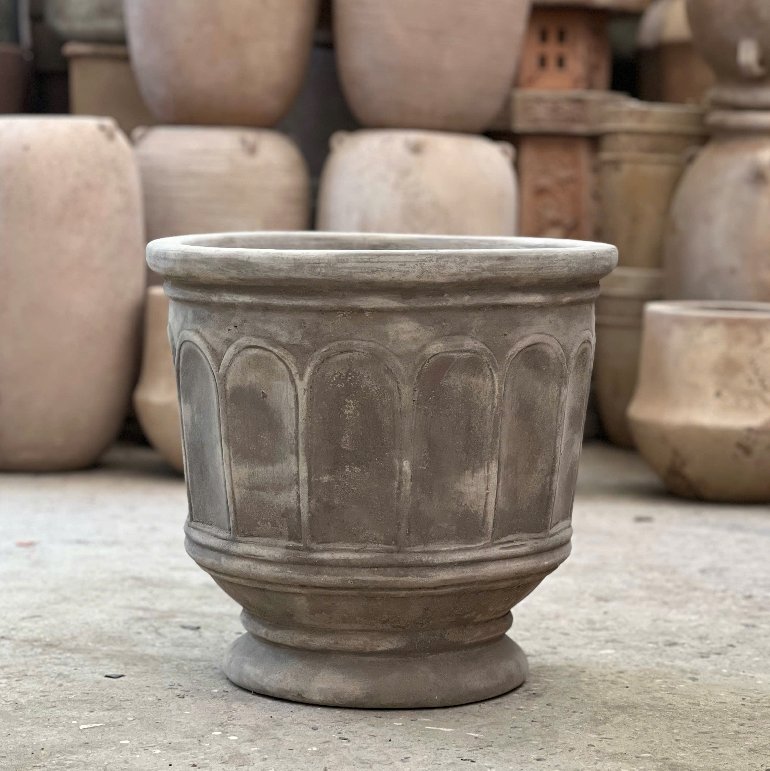 Chậu Gốm "Khía Sọc"