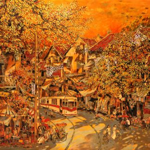 TRANH TREO KHÁCH SẠN SƠN MÀI SM08