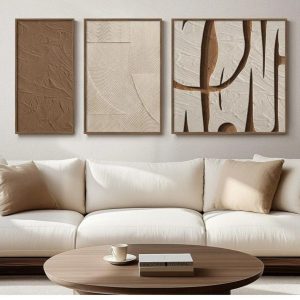 Tranh Composite Trừu Tượng Nghệ Thuật Khách Sạn CPS05